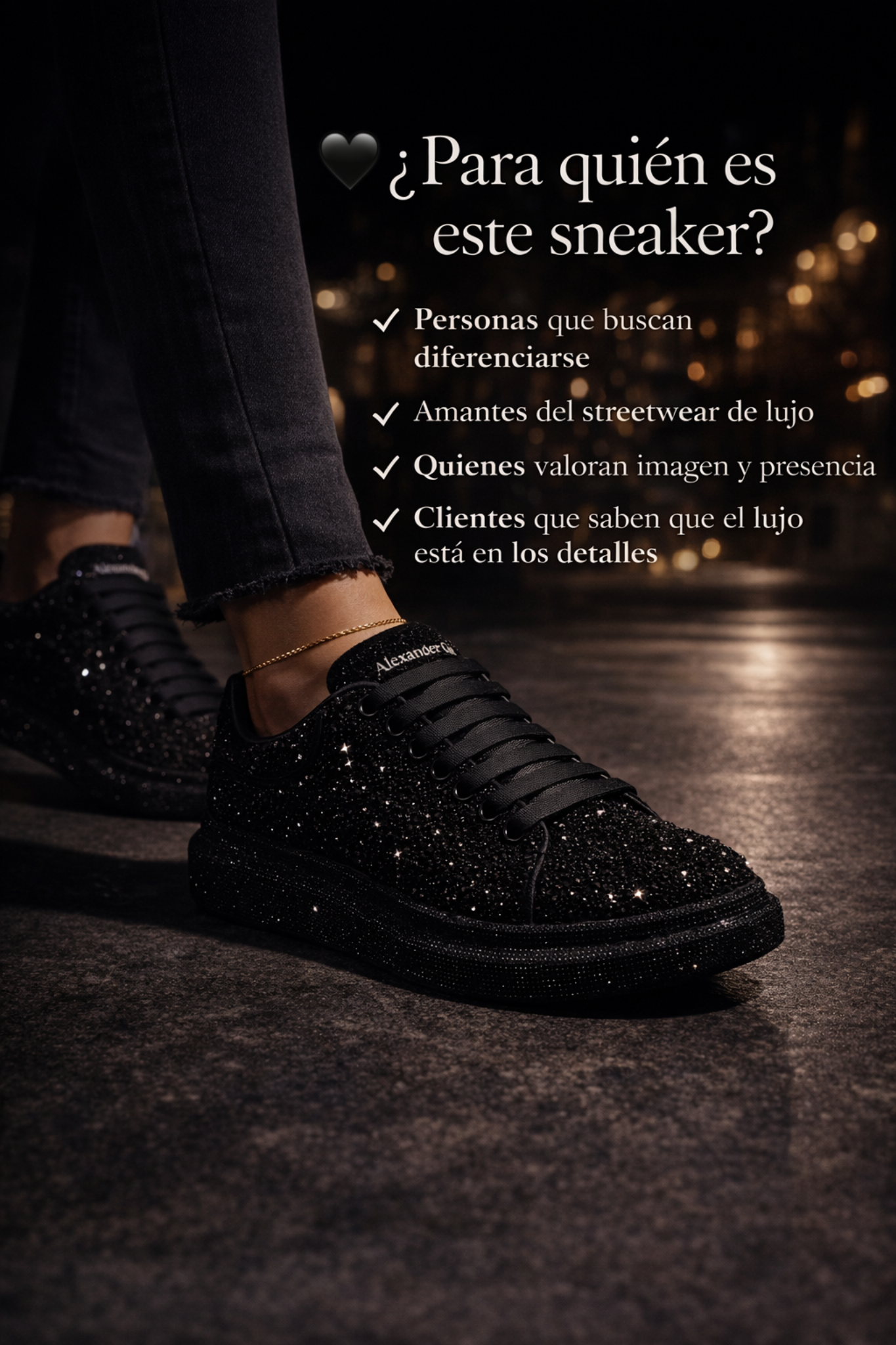 Alexander McQueen brillosos - Exclusividad y Elegancia