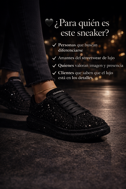 Alexander McQueen brillosos - Exclusividad y Elegancia